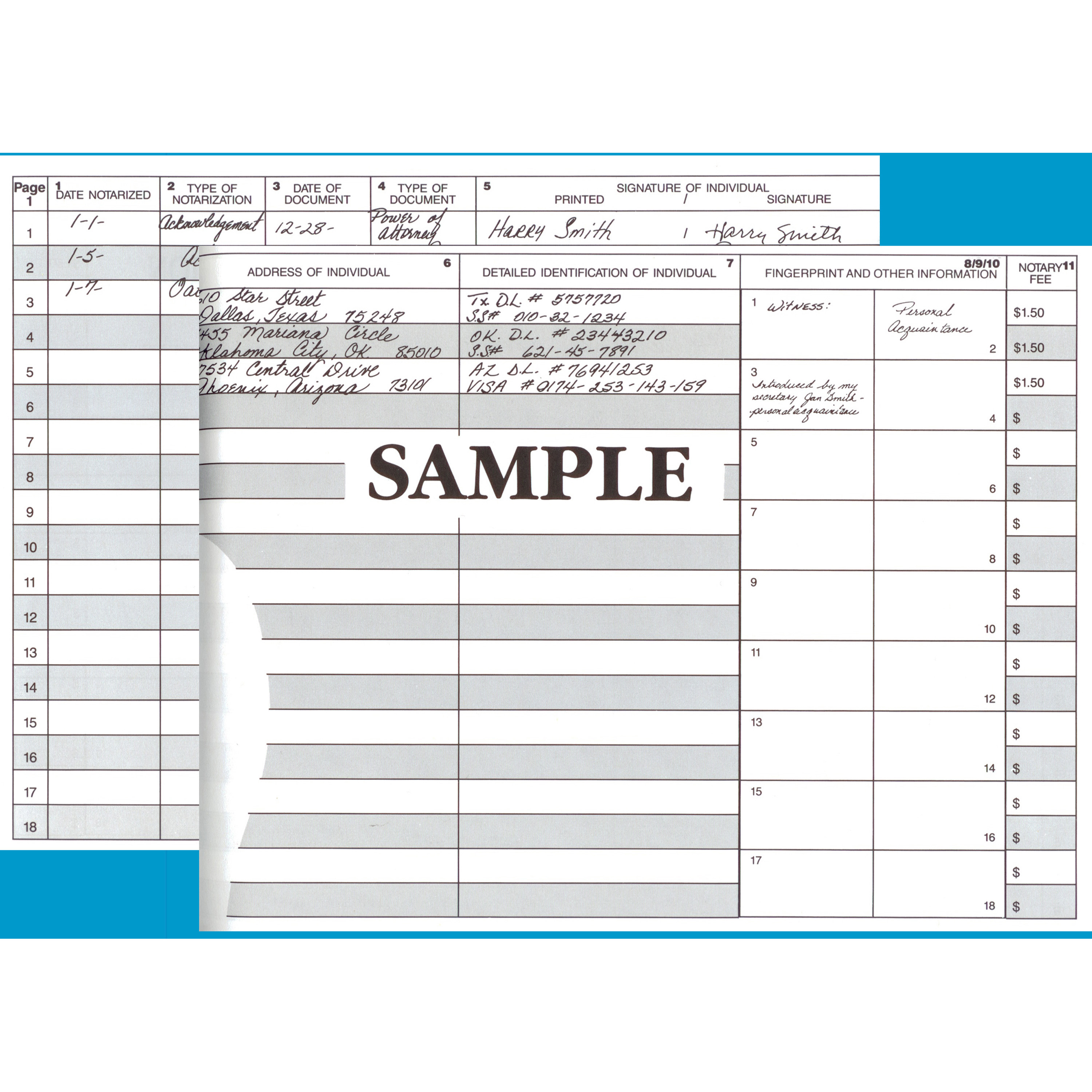 Notary Public Supplies Dome Publishing Notary Public Record Book Soft Cover Notary Journal Template Free